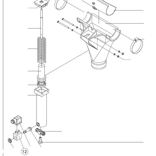 Coil for magnetic valve 24VDC VDL600