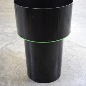 Chimney Set 45 Standard (rain-ring+base+conical duct 0.9mtr)