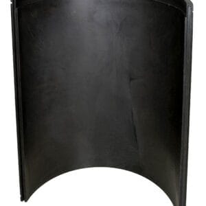 Duct 56 1 meter Half Shell Insulated Black