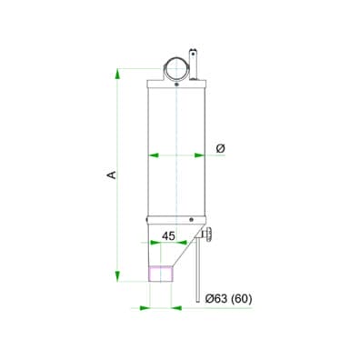 Dispensers AC/PVC/D with off-set conveyor
