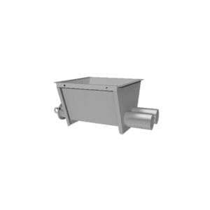 Horizontal Hopper - Two Way stainless steel