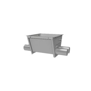 Tandem Hoppers - Two Way stainless steel