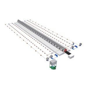 Controlled Chain Feeding Systems dia. 45-60 for hens and pullets