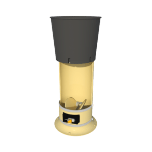 CDC – Conic Damper Chimney